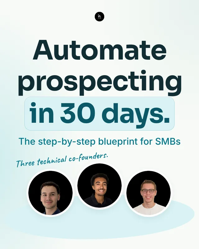 Automate prospecting in 30 days, slide 1